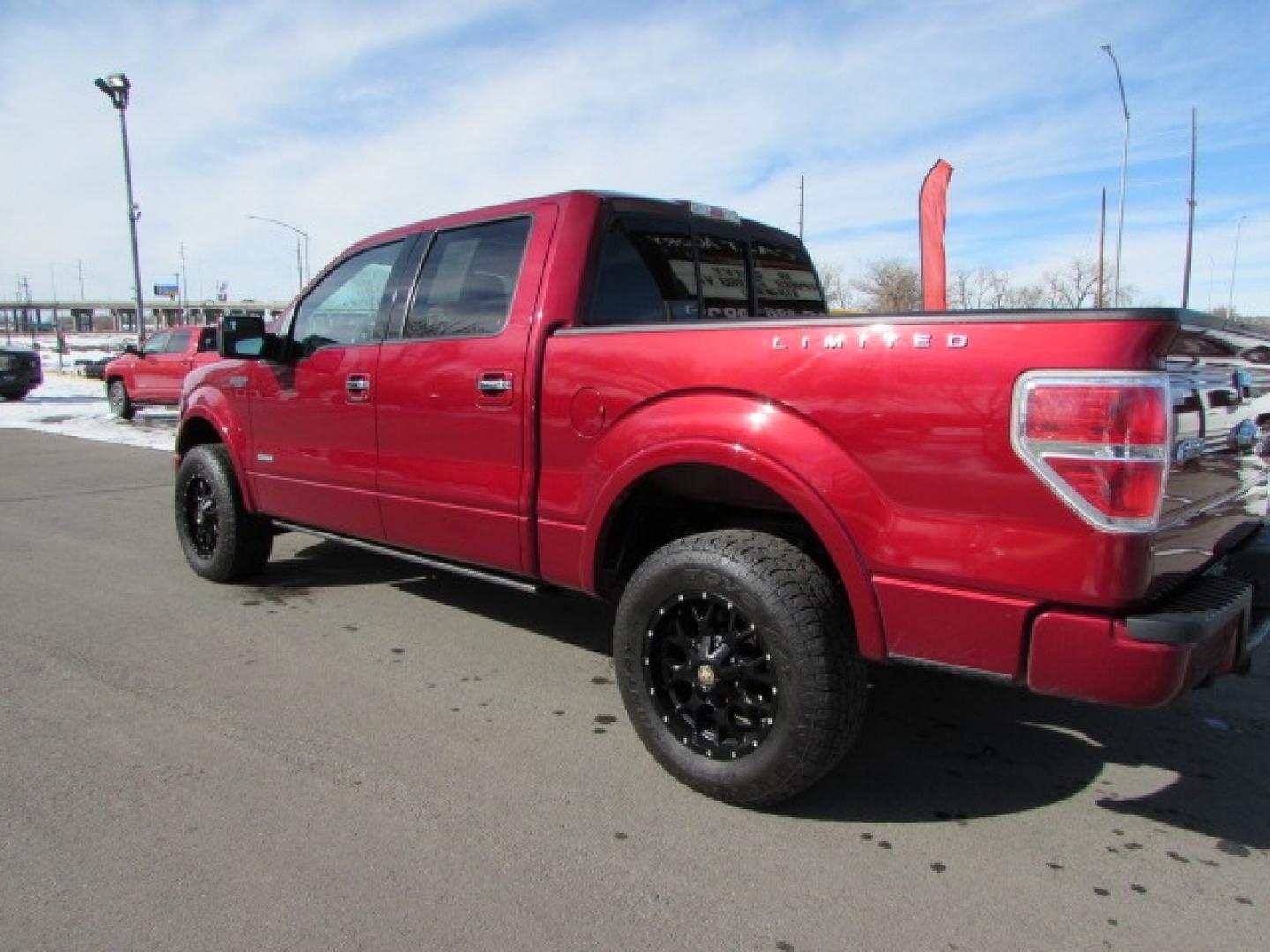 2013 Ruby Red /Red leather Ford F-150 Limited (1FTFW1ET1DF) with an 3.5 Ecocoost Twin Turbo V6 engine, 6 speed automatic transmission, located at 4562 State Avenue, Billings, MT, 59101, (406) 896-9833, 45.769516, -108.526772 - Photo#1